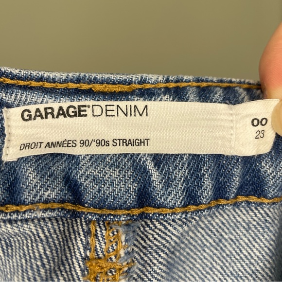 90’s straight blue jeans with holes - Picture 5 of 5